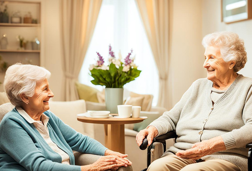 Comfortable assisted living space at Knollwood Pointe
